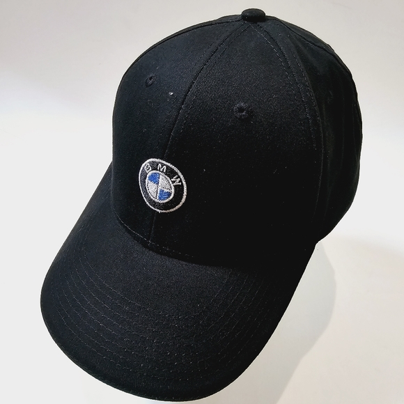 BMW Lifestyles Logo Branded Black Cap Hat NWT - Picture 1 of 10